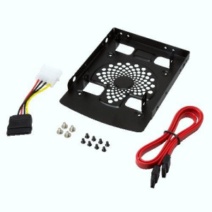 Metalowe sanki ramka adapter na 2 dyski HDD SSD 2,5"->3,5" LogiLink AD0011