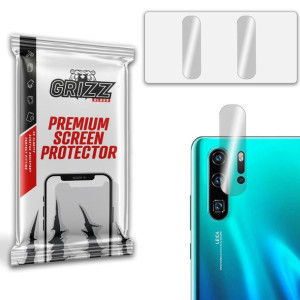 2x Szkło hybrydowe na aparat do Huawei P30 Pro