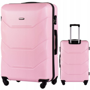 WINGS Duża Walizka XXL PEACOCK 28'' L.PINK (147 L)