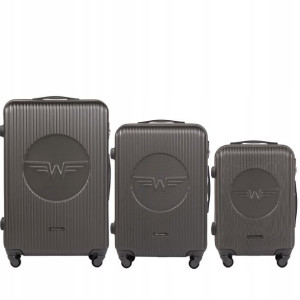 WINGS Zestaw Walizek SWALLOW D. GREY (SWL01 KPL)