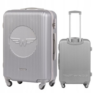 WINGS Walizka Średnia SWALLOW 24'' SILVER SWL01 M