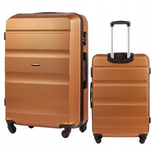 WINGS Duża Walizka LOVEBIRD BROWN 28'' (AT01 L)