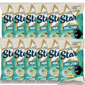12x Star Maczugi Chrupki kukurydziane o smaku fromage 80g