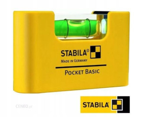 Poziomica kieszonkowa 7cm Pocket Basic Stabila