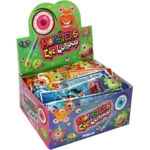 Lizak Candy Monster Eye 30szt(10g)