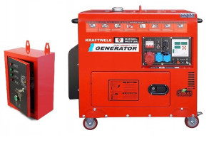 Generator agregat prądotwórczy 9,8KW 3F 400VDT ATS SDG9800S DT