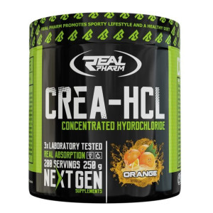Real Pharm - Crea-hcl - Kreatyna - 250g Cherry