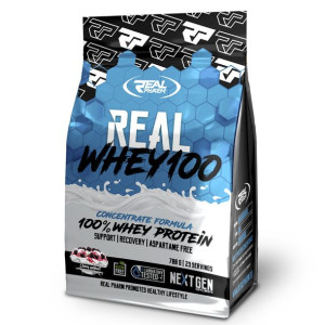 Real Pharm - Real Whey 100 - Wpc Białko Odżywka - 700g Banana