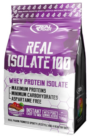 Real Pharm - Real Isolate 100 - Wpi - Białko Odżywka - 1800g Cherrry Yogurt