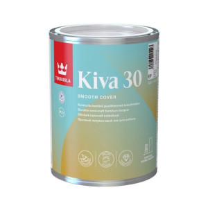 Tikkurila Kiva 30 - akrylowy lakier do drewna bezbarwny 0,9L