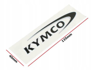 Naklejka Kymco Czarna 0974