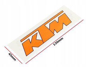 Naklejka Ktm Pomarańczowa 0933a Kat-e