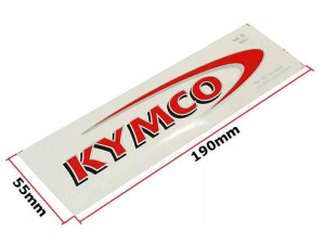 Naklejka Kymco Bordowa