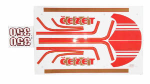 Naklejka Jawa Cezet 350 480mm X 310mm Kat N