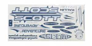 Rower Naklejka Scott Adventure Szara 340x160mm