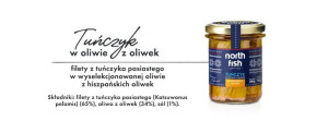 North Fish Tuńczyk w Oliwie Hiszpańska Oliwa 200g