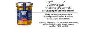 North Fish Tuńczyk w Oliwie z Suszonymi Pomidorami 200g
