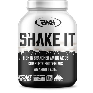 REAL PHARM - Shake It 2250g - WPC - BIAŁKO ODŻYWKA - Chocolate