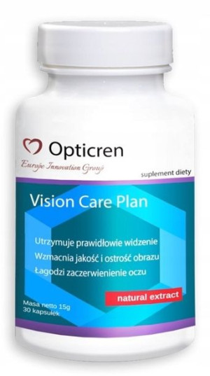Opticren naturalny środek na zmęczone oczy