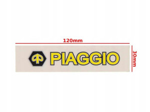 Naklejka Piaggio Mała Żółta
