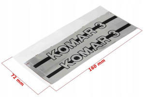 Naklejka Romet Komar 3 Chrom Kpl.