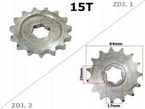 Zębatka Przód Mz Etz 150 15z W