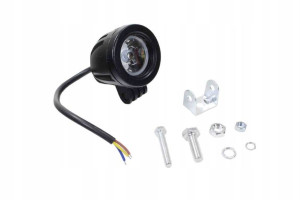 Lampa Led Z Soczewką I Trybem Migania Dc 12v 10w