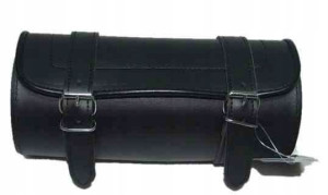 Piórnik, Rolka Nal 27cm Skóra Naturalna Czarny