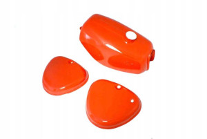 Zbiornik Paliwa Simson S51/s70 +boczki Czerwony Sc