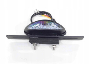 Lampa Tył Led Motocykl Z Podstawą Pod Tablicę Reje