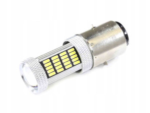 Żarówka 12v Led Ba20d 4014 112smd 65mm Biała (brak