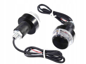 Lampa Led Końcówka Kierownicy Niebieski/żółty