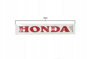 Naklejka Honda Czerwona Duża 0946c 190x30mm Kat-g