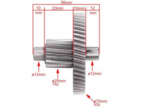 Tryb Pośredni Gy6-50 Skuter 4t Zipp Router Romet
