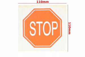 Naklejka Znak Stop Kat-d
