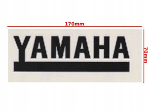 Naklejka Yamaha Czarna 0951 Kat-g