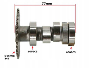 Wałek Rozrządu Atv 150 Gy6-150 Diablo 157qmj Fuxin