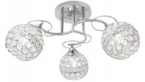 Lampa Led Sufitowa Żyrandol Plafon Led Chrom 2022/3
