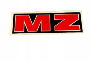 Naklejka Mz Czerwona