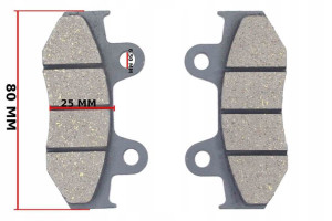 Klocki Hamulca Tył Suzuki An 250 400 Burgman Fm