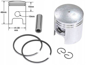Tłok Suzuki Ad50 41,50 Std 2-szlif