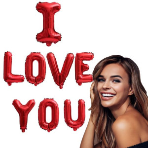 Balon Dzień Kobiet Girlanda I Love You 40cm
