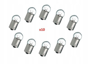 Żarówki 12V 10W 19x38 BA15S małe