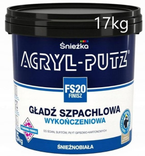 Acryl-Putz Gładź Szpachlowa FS20 17kg gotowa Finis