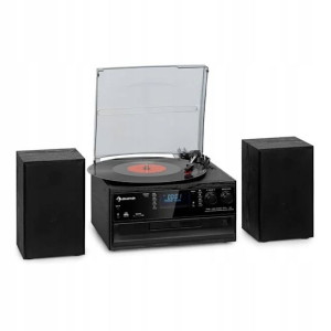 Wieża stereo gramofon Auna Oakland DAB Plus BT CD