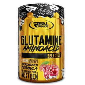 REAL PHARM - Glutamine - AMINOKWASY - 500g Cytryna