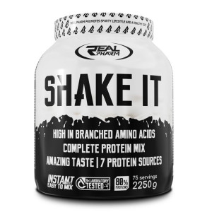 Real Pharm - Shake It - Wpc - Białko Odżywka - 2250g Ciastko