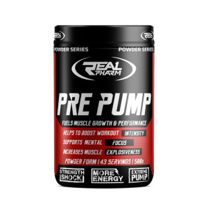 REAL PHARM - Pre Pump - POMPA MIĘŚNIOWA - 500g Strawberry watermelon