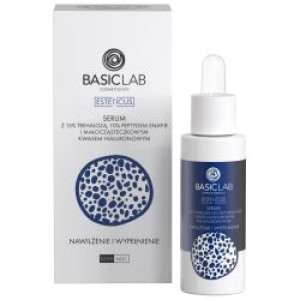 BasicLab, Serum Nawilżenie i Wypełnienie z 15% Trehalozą 10% peptydem, 30ml