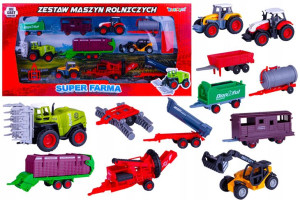 Wielki Zestaw Traktor Maszyny Rolnicze Kombajn